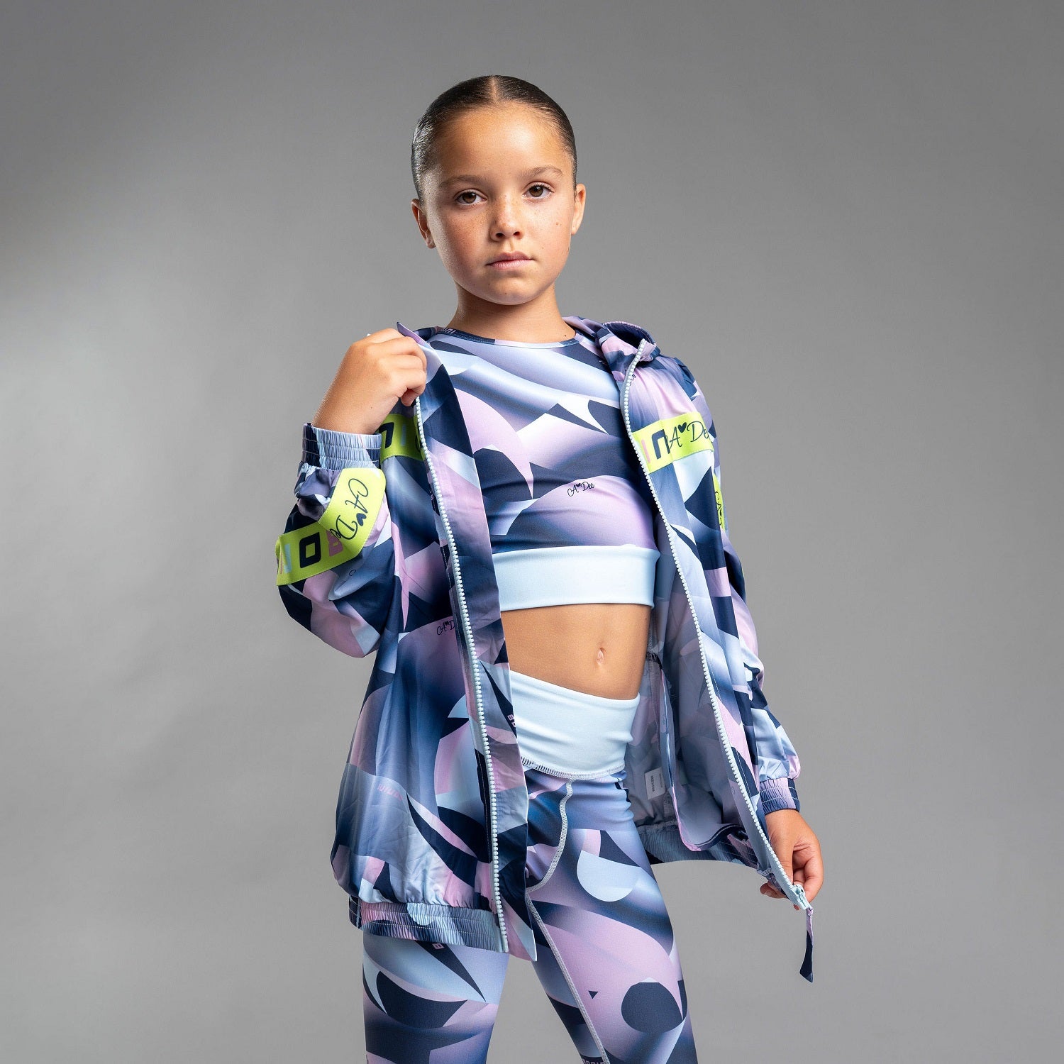 BONINI Sprint Printed Sport Leggings Sky Blue BONINI Sprint Printed Sport Leggings Sky Blue