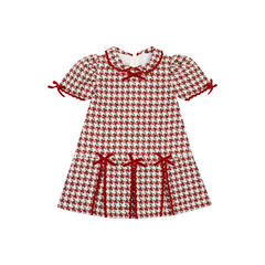 Deolinda Chic Red Dress for girls.