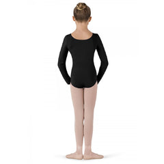 BLOCH Girls Long Sleeved Black Leotard