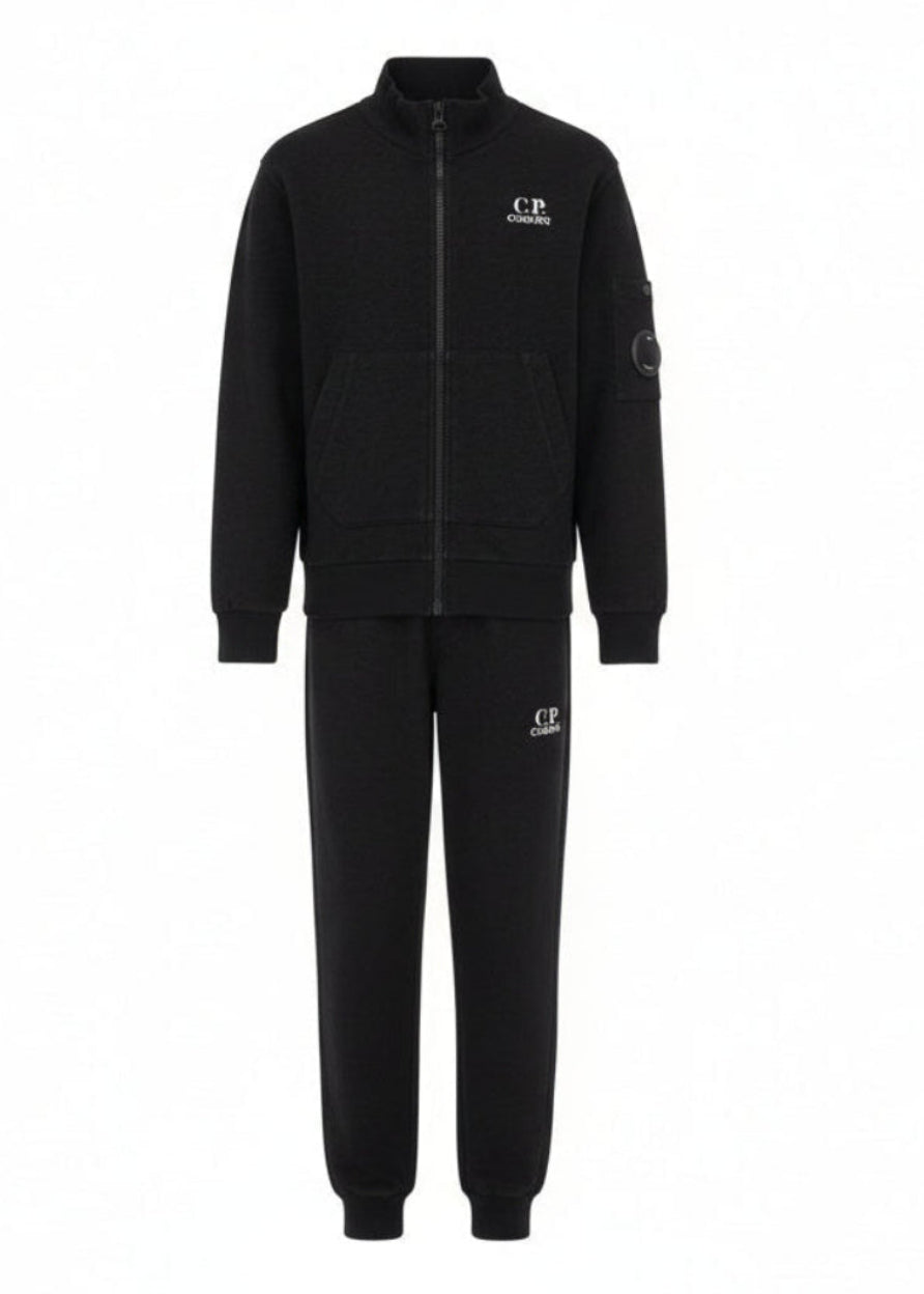 C.P. COMPANY Kids Digital Black Tracksuit