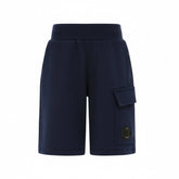 CP COMPANY Kids Navy Cargo Lens Sweatshorts