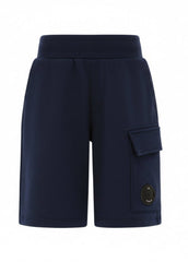 CP Company Kids Navy Cargo Lens Sweatshorts