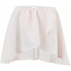 BLOCH Girls Georgette Mock Wrap Skirt Light Pink