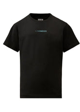 CP Company Kids Cotton short sleeved t-shirt. Chest and back with printed logo, ribbed crewneck. Maxi Fit. Navy