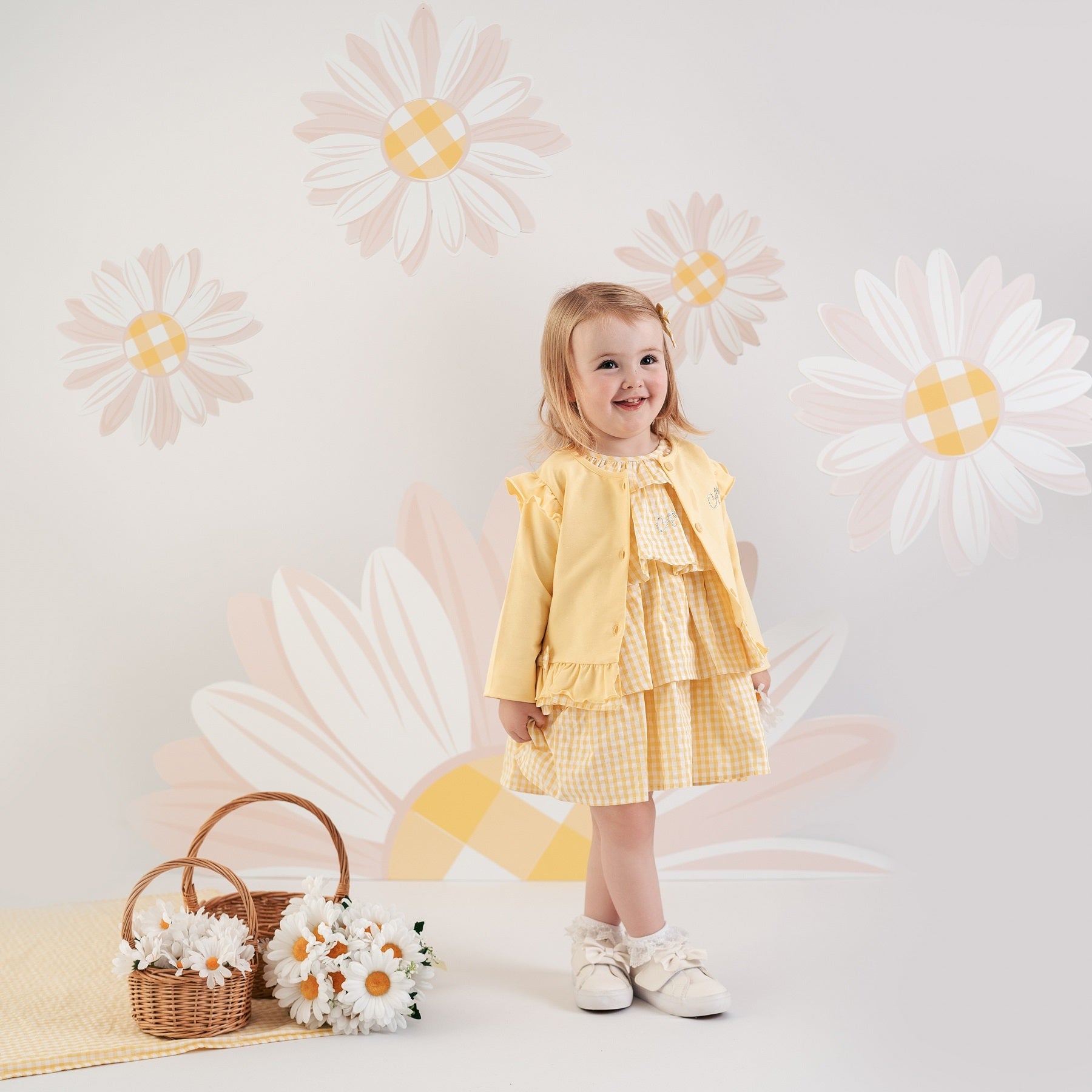 LITTLE A Ashleigh Cardi with Bows LITTLE A Ashleigh Cardi with Bows