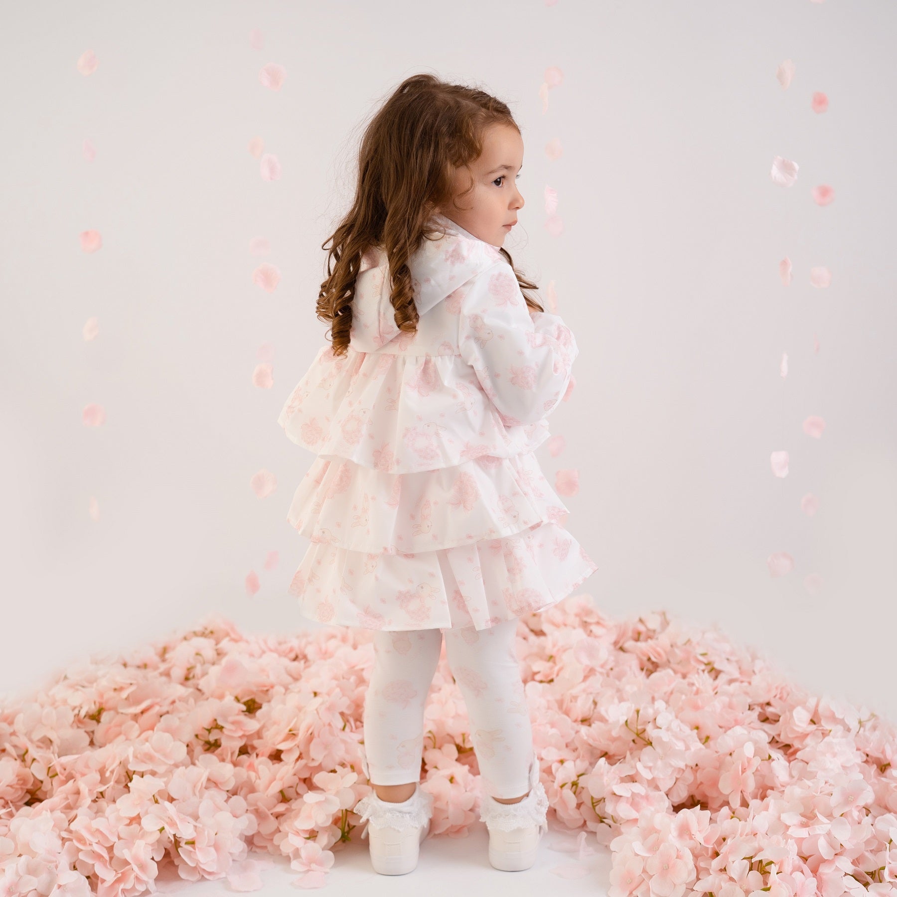 Little A ABBIE Hooded Jacket with Bows Little A ABBIE Hooded Jacket with Bows
