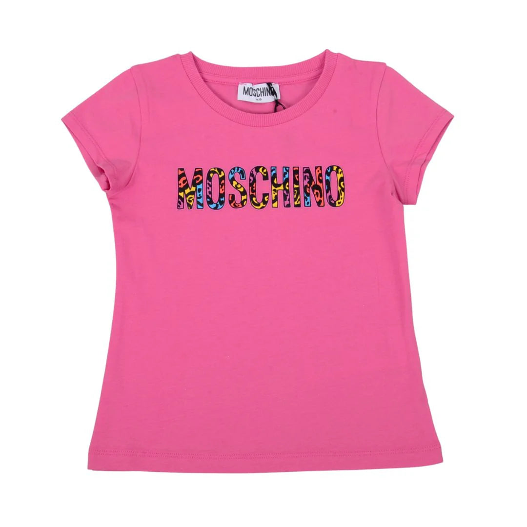 Moschino Leopard Logo T-Shirt