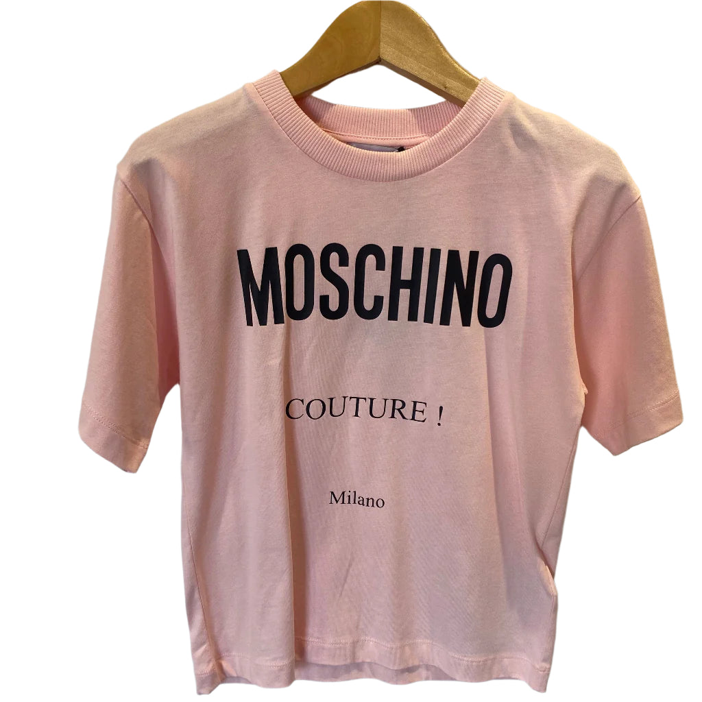 Moschino Couture Logo Maxi T-Shirt Pink Moschino Couture Logo Maxi T-Shirt Pink