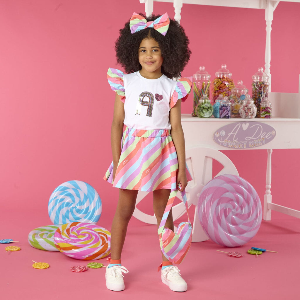 ADEE Enya Stripe Skort Set ADEE Enya Stripe Skort Set