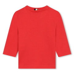 BOSS Baby Boys Long Sleeved Red T-Shirt