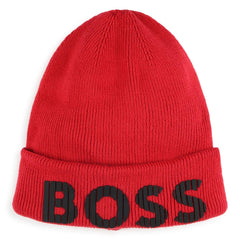 BOSS KIDS Red Logo Hat