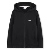 BOSS KIDS Black Hooded Cardigan