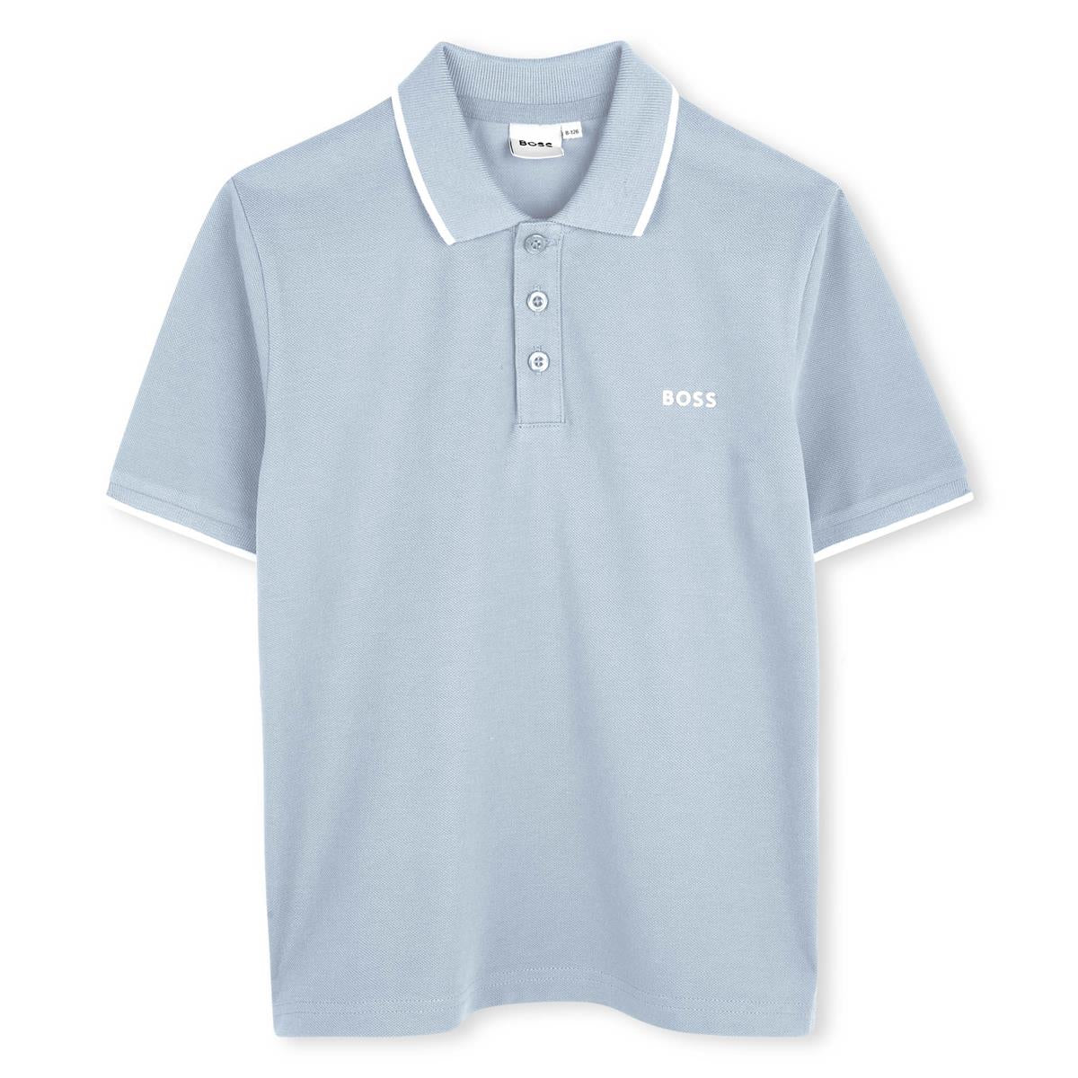 BOSS KIDS Polo Shirt Pale Blue