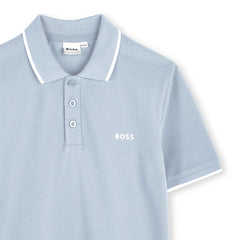 BOSS KIDS Polo Shirt Pale Blue