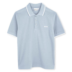BOSS KIDS Polo Shirt Pale Blue