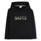 BOSS KIDS Hooded Sweatshirt Black