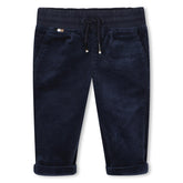 BOSS Baby Boys Navy Velvet JTrousers