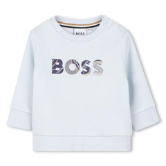 BOSS Baby Boys Sweatshirt Pale Blue