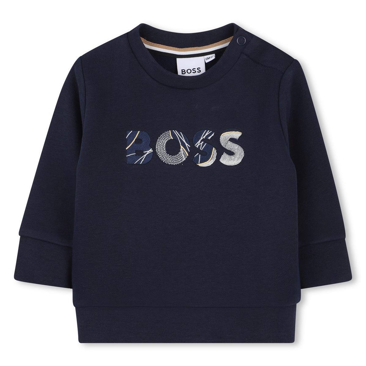 BOSS Baby Boys Navy Sweatshirt