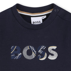 BOSS Baby Boys Navy Sweatshirt