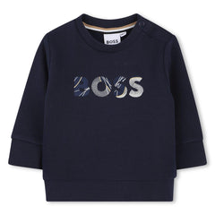 BOSS Baby Boys Navy Sweatshirt