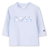 BOSS Baby Boys Blue Long Sleeve T-Shirt