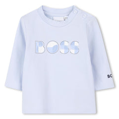 BOSS Baby Boys Blue Long Sleeve T-Shirt