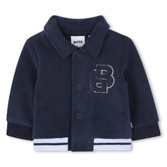 BOSS Baby Boys Cardigan Trouser Set Navy