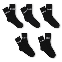 BOSS Socks 5 Pair Set Black