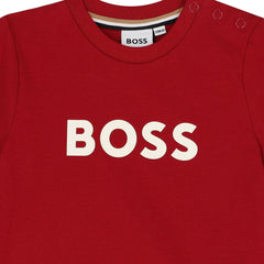 BOSS Baby Boys T-Shirt Dark Red