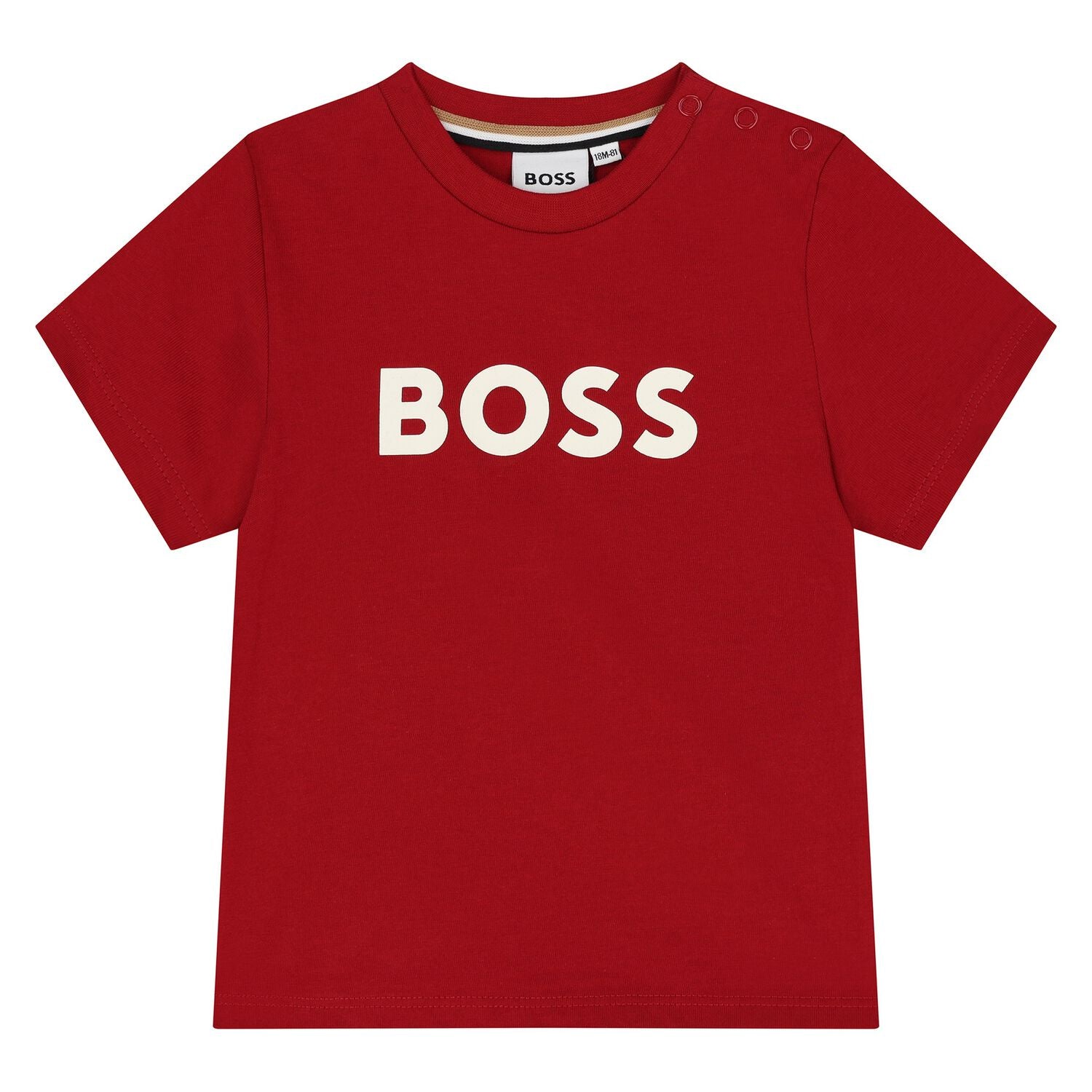 BOSS Baby Boys T-Shirt Dark Red