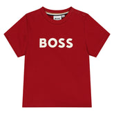 BOSS Baby Boys T-Shirt Dark Red