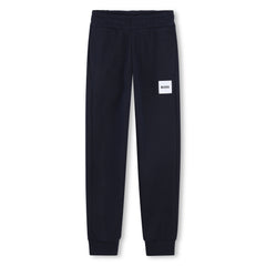 BOSS KIDS Jogging pants BOSS woven label. Navy