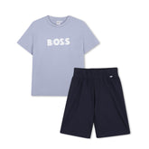 BOSS KIDS T-Shirt and Bermuda Shorts Navy
