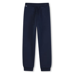 BOSS KIDS Hooded Cardigan with Jogging Bottoms Navy
