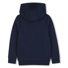 BOSS KIDS Hooded Cardigan with Jogging Bottoms Navy