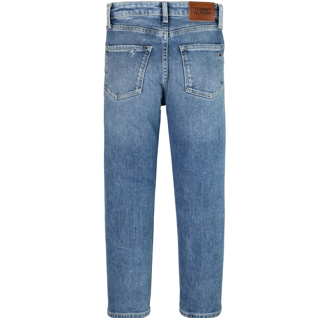 TOMMY HILFIGER Distressed Straight Jeans TOMMY HILFIGER Distressed Straight Jeans