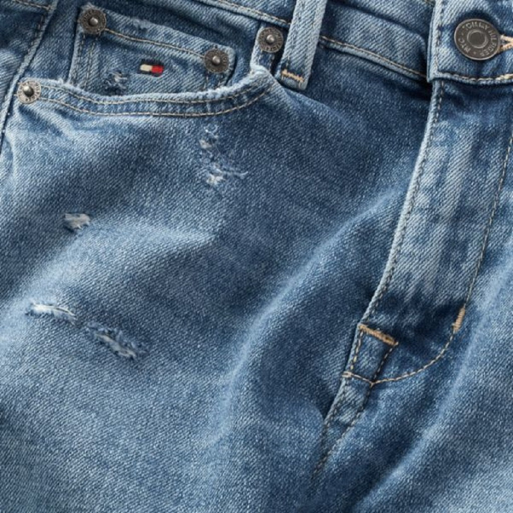 TOMMY HILFIGER Distressed Straight Jeans TOMMY HILFIGER Distressed Straight Jeans
