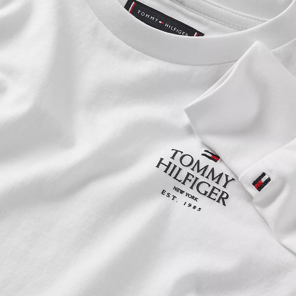 TOMMY HILFIGER LOGO Print T-Shirt White TOMMY HILFIGER LOGO Print T-Shirt White