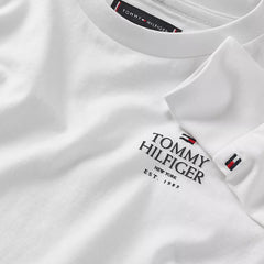 TOMMY HILFIGER LOGO Print T-Shirt White