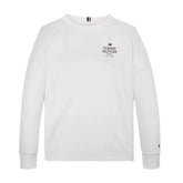 TOMMY HILFIGER long sleeved puff print t-shirt, regular fit. White