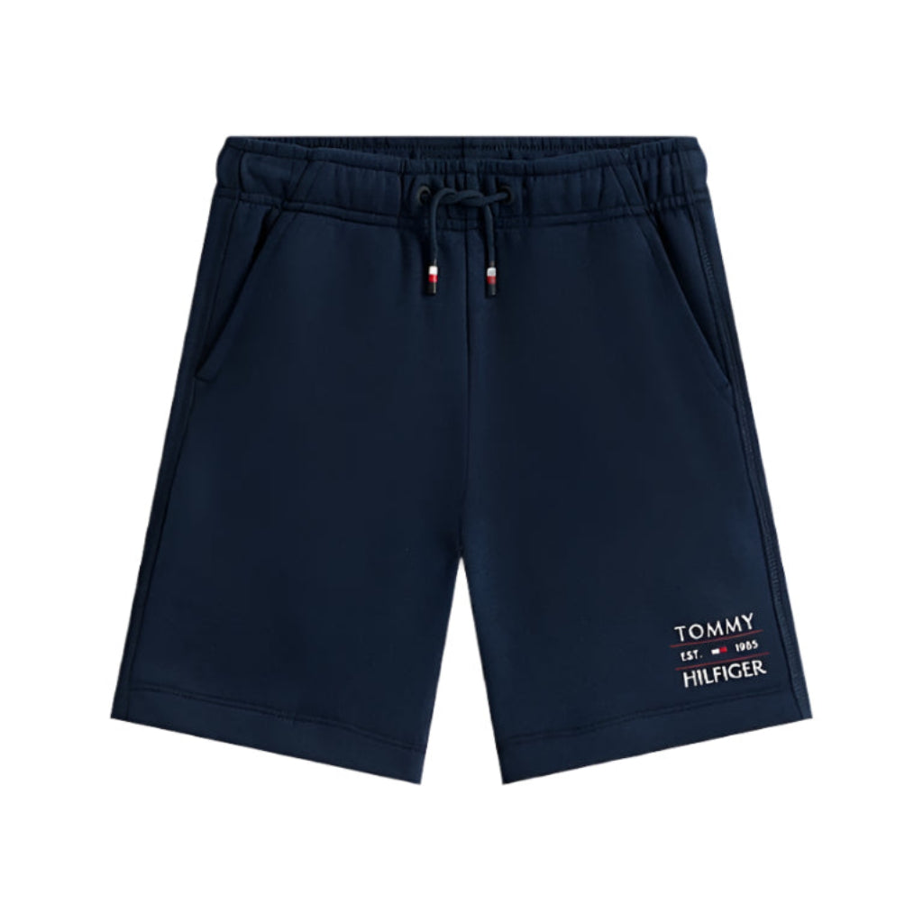 Tommy Hilfiger Logo Graphic Sweat Shorts Navy