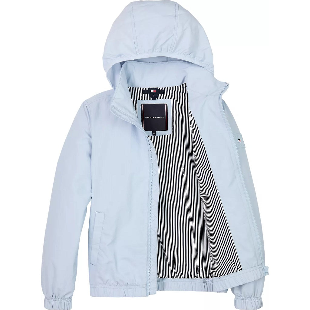 TOMMY HILFIGER Logo Patch Hooded Jacket TOMMY HILFIGER Logo Patch Hooded Jacket