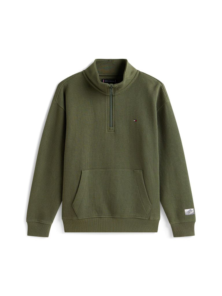 TOMMY HILFIGER Half Zip Sweatshirt and Cargo Joggers TOMMY HILFIGER Half Zip Sweatshirt and Cargo Joggers