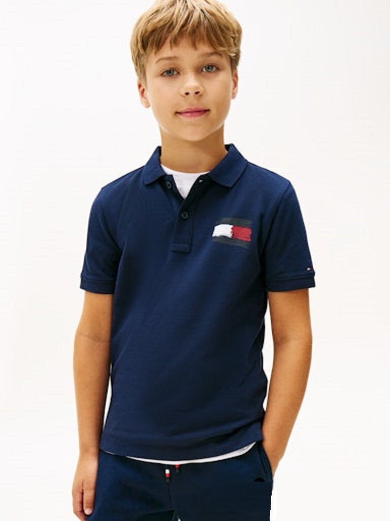 TOMMY HILFIGER Flag Polo Navy TOMMY HILFIGER Flag Polo Navy
