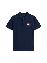 TOMMY HILFIGER Flag Polo Navy