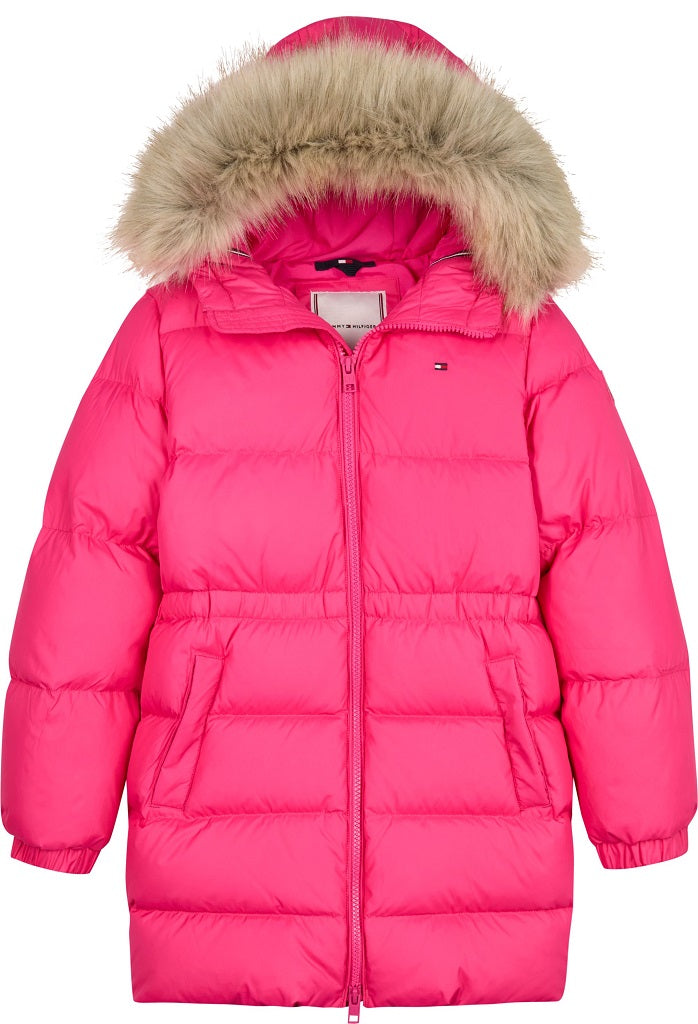 TOMMY HILFIGER JNR Down Hooded Jacket TOMMY HILFIGER JNR Down Hooded Jacket