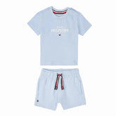 TOMMY HiLFIGER Baby Monotype Tshirt Short Set