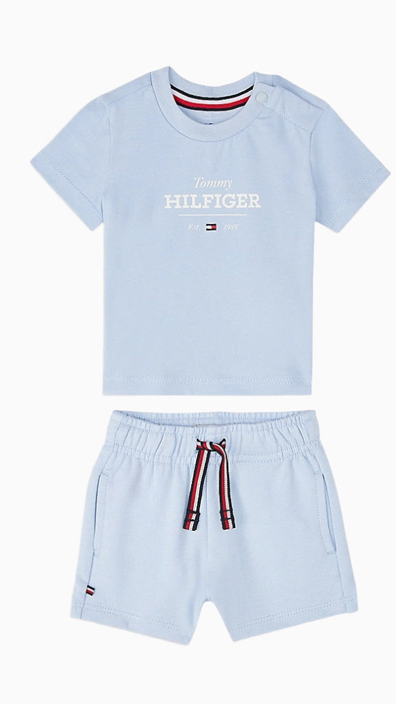 Tommy Hilfiger Baby Boys T-Shirt & Short Set Tommy Hilfiger Baby Boys T-Shirt & Short Set