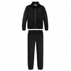 TOMMY HILFIGER Zipper and Joggers Set Black